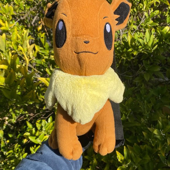 Pokemon Eevee Plush Stuffed Animal Backpack Bag FAB Starpoint NY 2016 12.5" - Picture 3 of 16